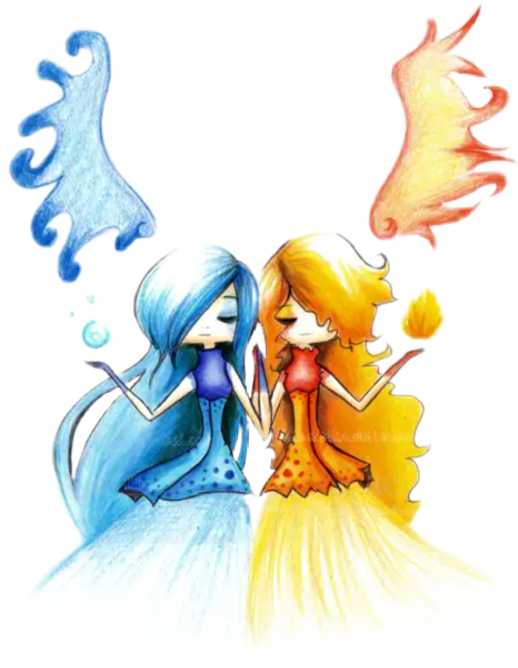 Огонь и вода аниме