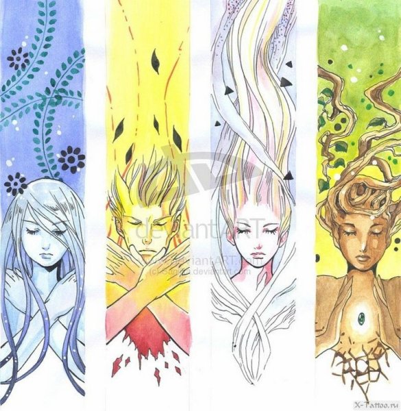 Стихии в виде людей