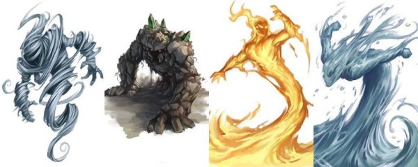 Элементали воздуха герои