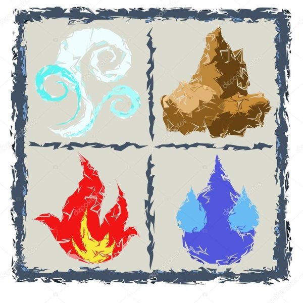 4 Элемента вода огонь земля воздух - детские