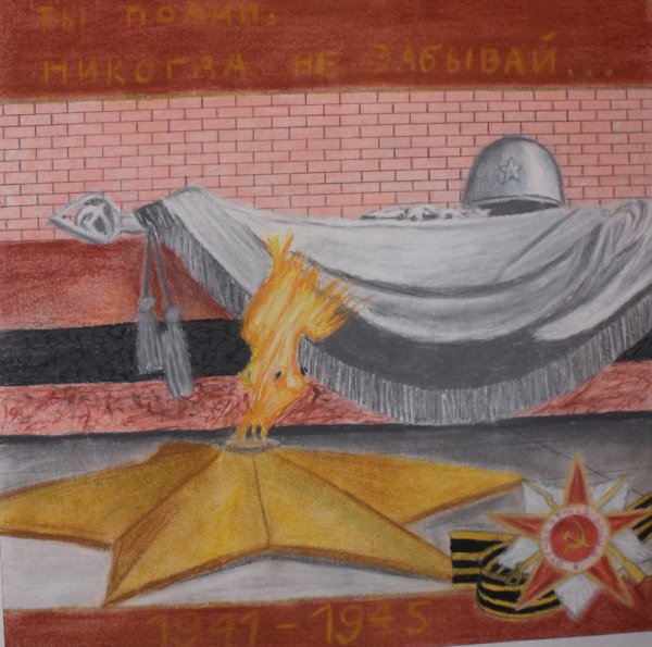 Рисунок на тему ВОВ