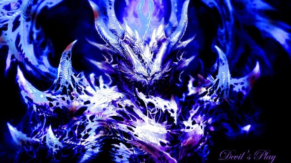 Синий дракон арт