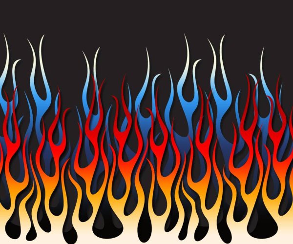 Огонь рисунок