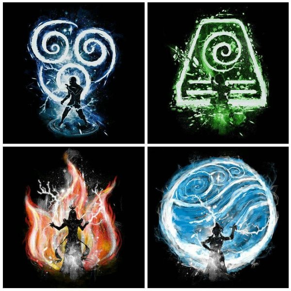 Аватар Легенда об Аанге четыре стихии