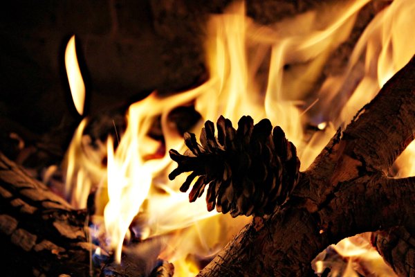 Огонь в камине фото высокого разрешения