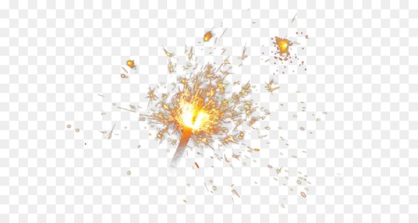 Искры на белом фоне