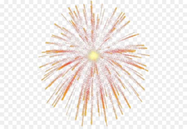 Золотой фейерверк на прозрачном фоне