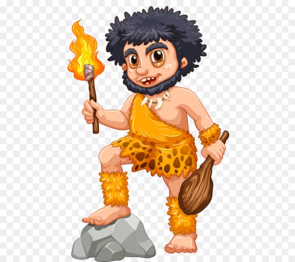 Пещерный человек для детей