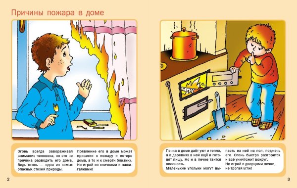 Огонь опасен для детей