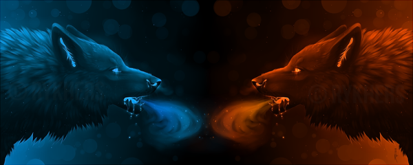 Огонь и лед волки