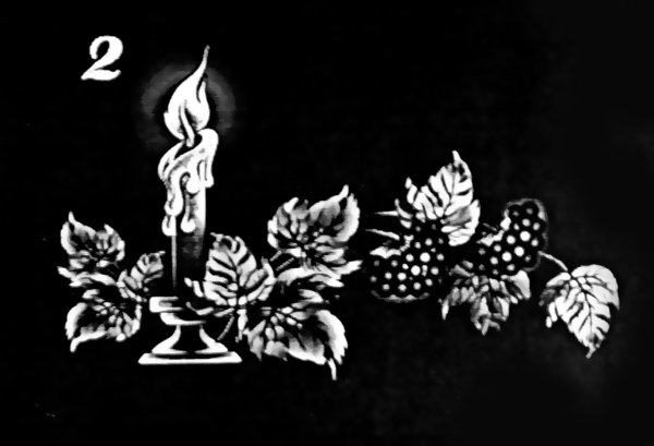 Рябина со свечей для гравировки