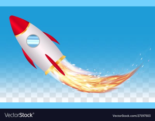 Пламя ракеты вектор