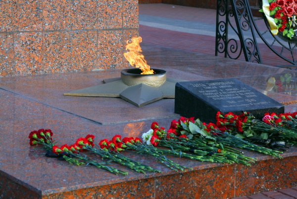 Площадь героев Липецк вечный огонь