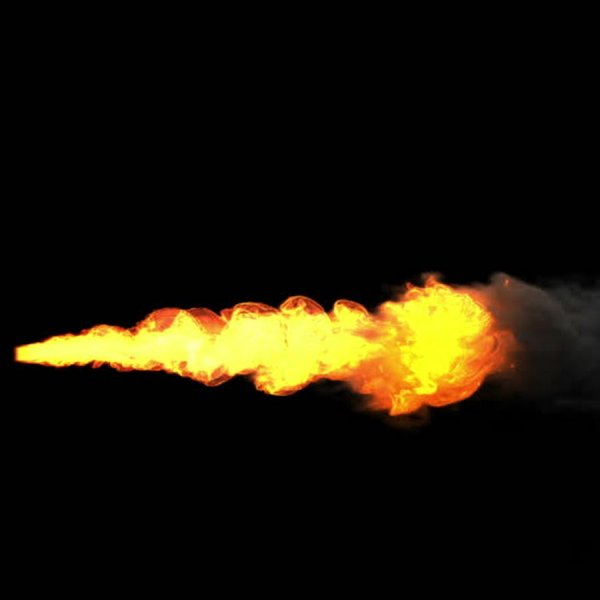 Огонь из трубы