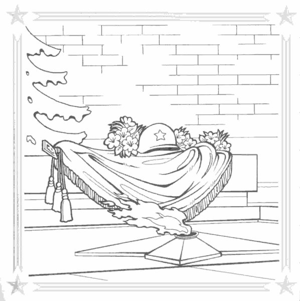 9 Мая раскраска