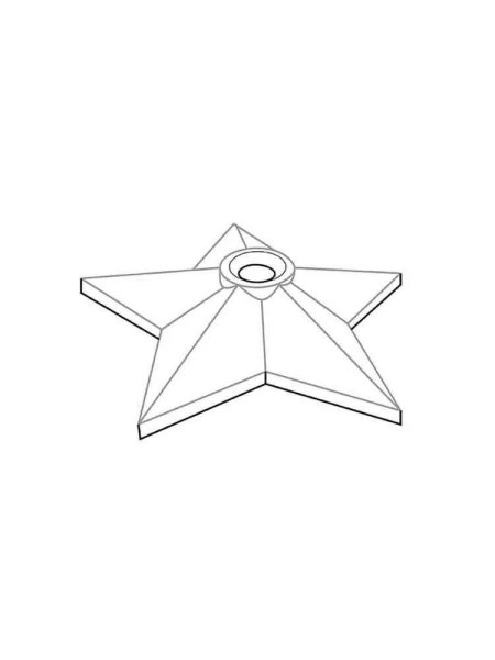 Звезда вечного огня сбоку чб