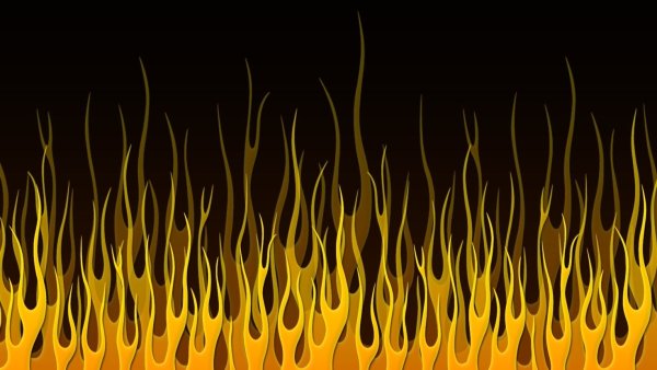 Желтое пламя