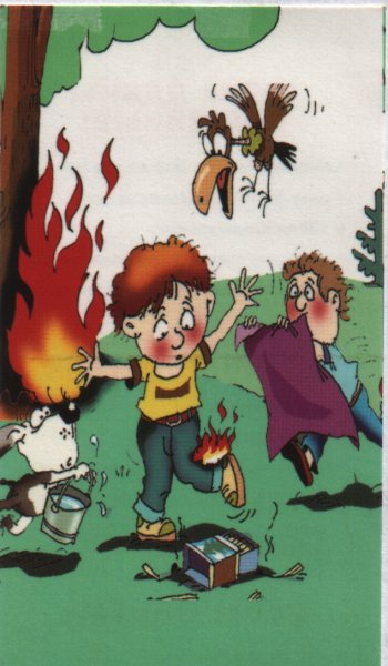 Неправильное обращение с огнем