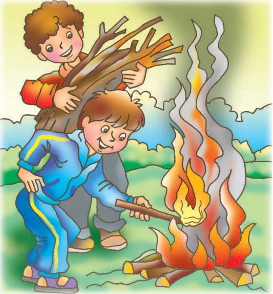 Лесные пожары для детей