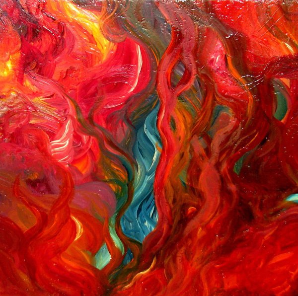 Пламя живопись