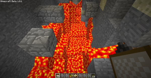 Лава в МАЙНКРАФТЕ