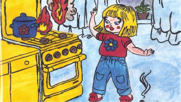 Рисунок пожарная безопасность