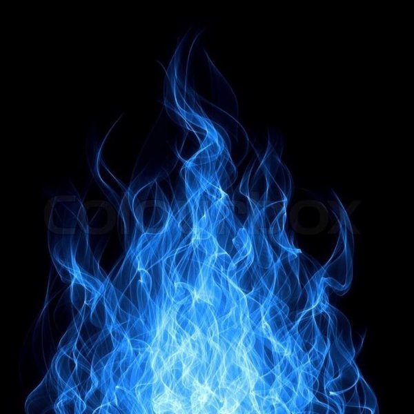 Синий огонь для фотошопа