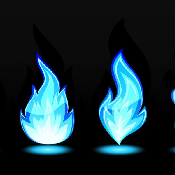 Факел с синим пламенем