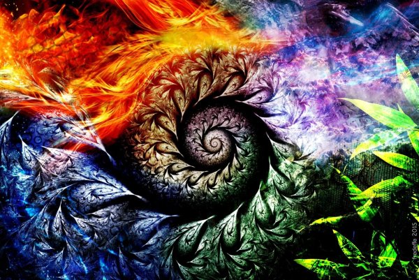 4 Стихии огонь вода воздух земля