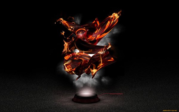 Обои на рабочий стол пламя