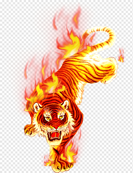 Красный Огненный тигр