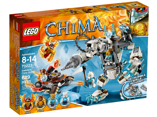 Конструктор LEGO Legends of Chima 70223 ледяной бур Айсбайта