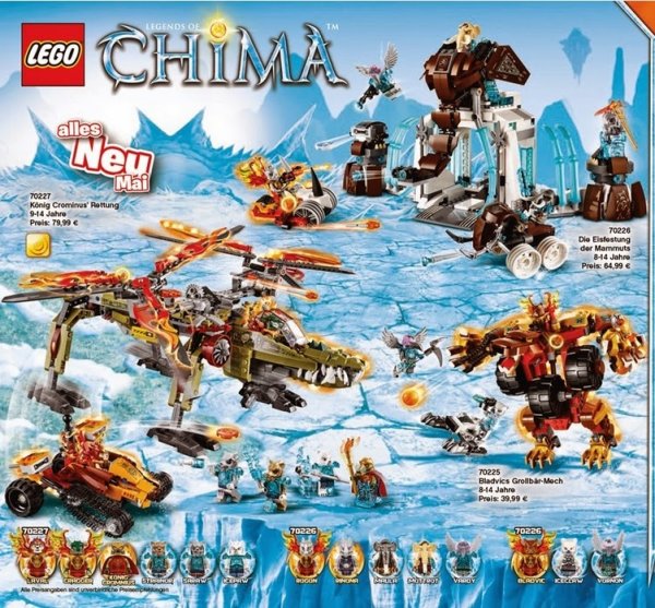 Лего Чима наборы 2015