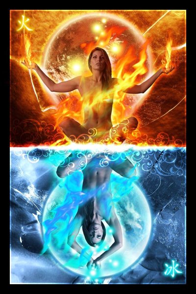 Девушка огонь и лед