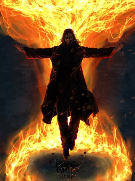 Огненный человек фэнтези