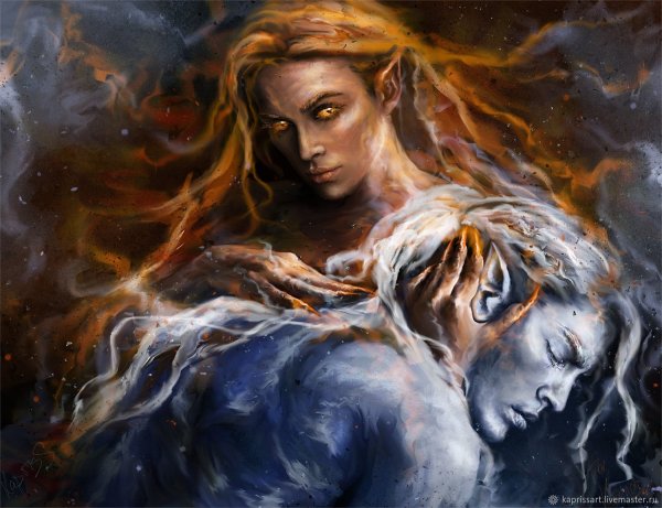 Фэнтези огонь и лед