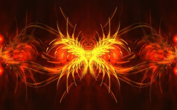 Огненная абстракция