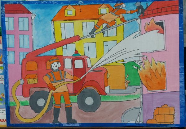 Детские рисунки огонь друг огонь враг