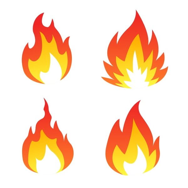 Огонь вектор