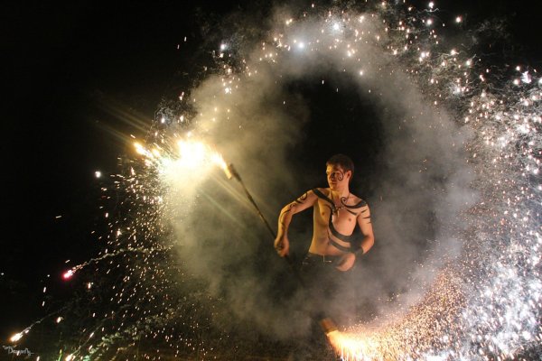 Уличная магия шоу