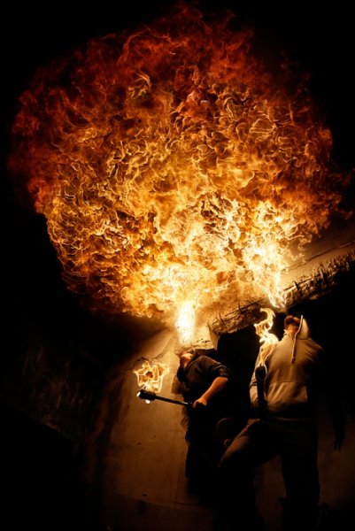 Человек факел