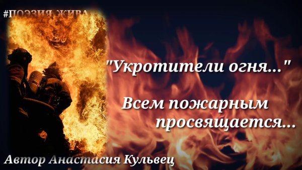 Укротитель огня пожарный