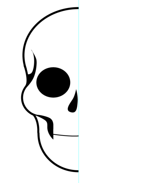 Маленькие рисунки для срисовки череп с причёской