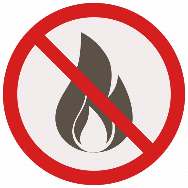 Негорючий значок