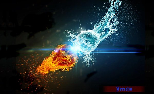 Столкновение огня и воды