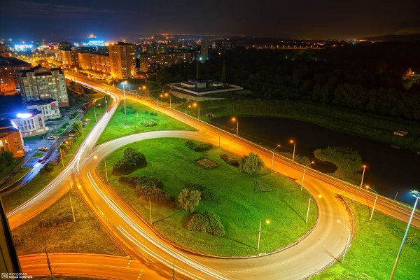 Ночной Новокузнецк