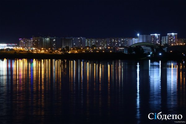 Ночной Кемерово, Кемерово.