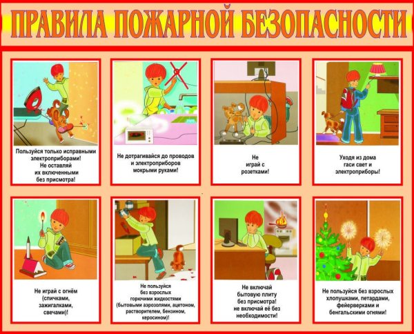 Правила пожарной безопасности