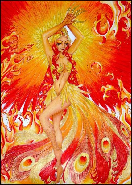 Девушка Жар птица