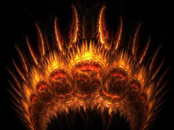 Корона в огне